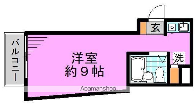 ローヤルマンション高円寺(ワンルーム/4階)の間取り写真