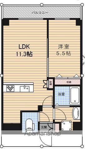RIDGE王子神谷(1LDK/10階)の間取り写真