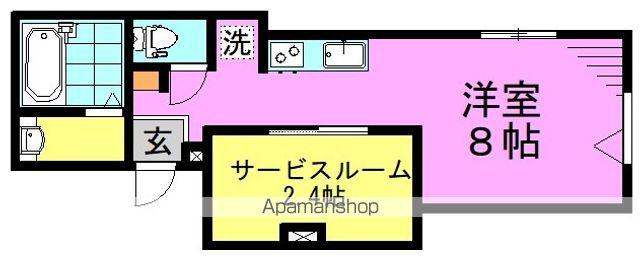 高円寺レーベル(1K/1階)の間取り写真