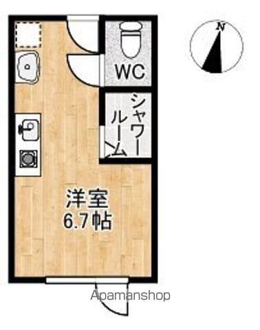 根室本線 帯広駅 徒歩21分 2階建 築12年(ワンルーム/2階)の間取り写真