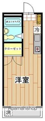 TKレジデンスⅡ(1K/3階)の間取り写真
