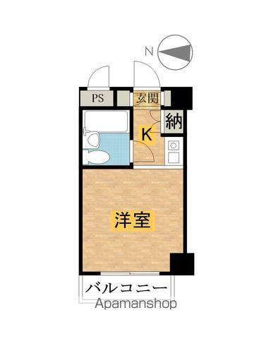 日神パレス八王子(ワンルーム/4階)の間取り写真