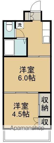 アーバンコート(2K/6階)の間取り写真