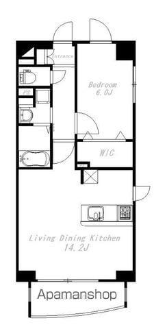 SKY VIEW NT(1LDK/6階)の間取り写真