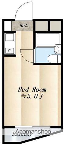 メゾン・ド・マニエール(ワンルーム/1階)の間取り写真