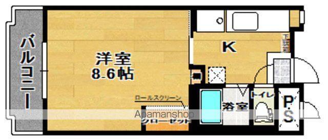 館アズビック(1K/1階)の間取り写真