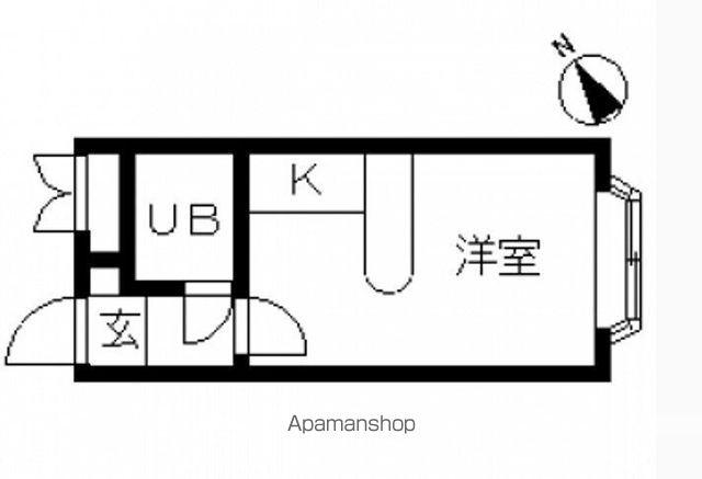 B'CASA松戸馬橋RE-BORN(ワンルーム/2階)の間取り写真