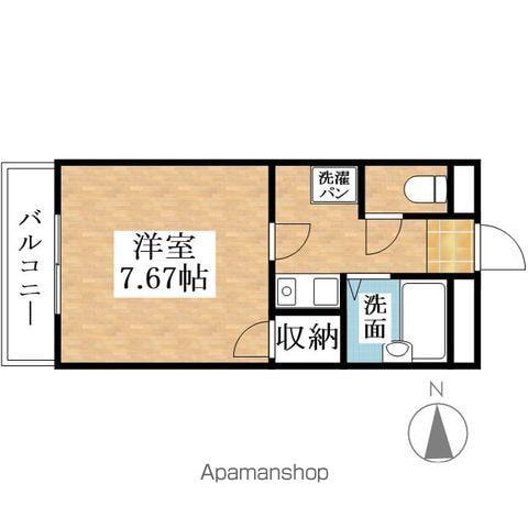 グランフォーラム(1K/1階)の間取り写真