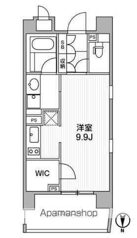 クリオ西池袋(1K/10階)の間取り写真