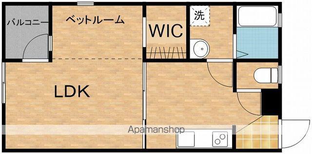 SRマンション(1LDK/1階)の間取り写真