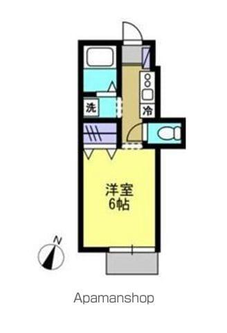 フェアリーランド(1K/1階)の間取り写真