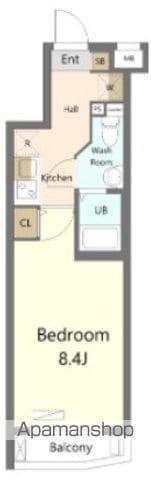 ジェノヴィア板橋スカイガーデン(1K/4階)の間取り写真