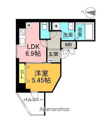 DAIWA GRACE MAISON KAMEIDO(1LDK/7階)の間取り写真