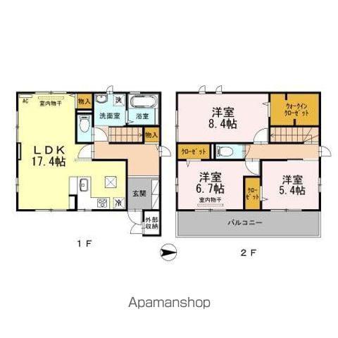 妙高はねうまライン 高田駅(新潟) 徒歩29分 2階建 築13年(3LDK)の間取り写真