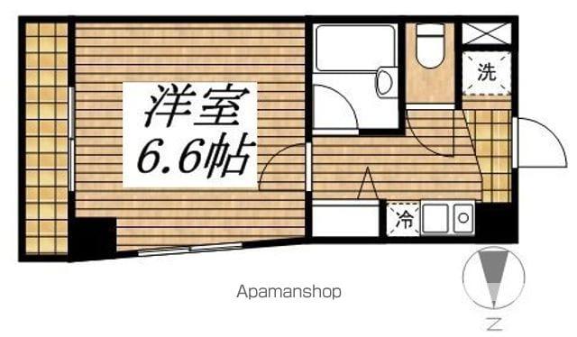 第6千代鶴ビル(1K/3階)の間取り写真