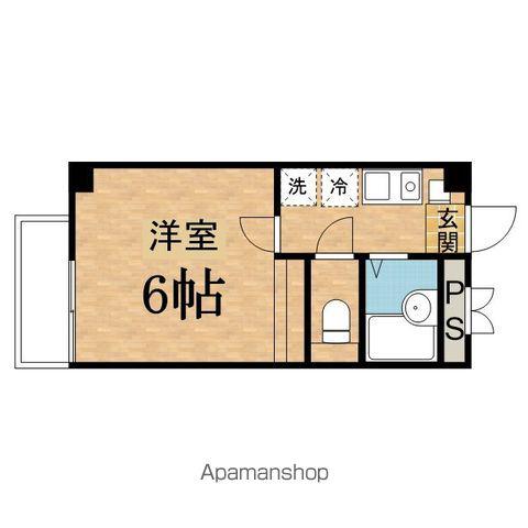 みずほビル(ワンルーム/9階)の間取り写真