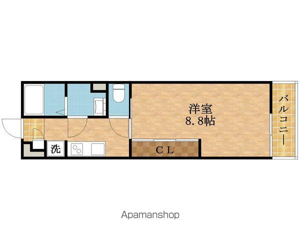 リブリ・アベリア(1K/3階)の間取り写真