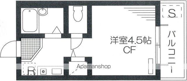 サンハイム小川(ワンルーム/2階)の間取り写真