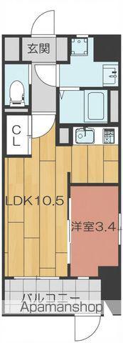 THE APARTMENT開(1LDK/2階)の間取り写真