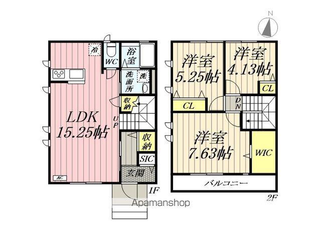 ローザ・クリンゲル(3LDK)の間取り写真