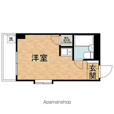 ブリリアン・メゾン・オノ(ワンルーム/4階)の間取り写真