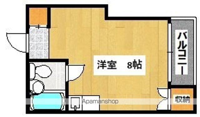 万代北村マンション(ワンルーム/3階)の間取り写真