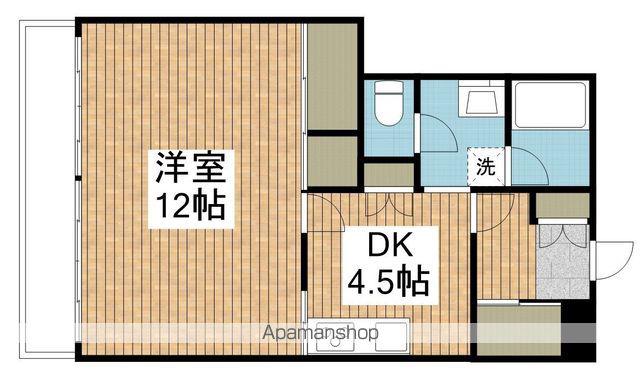 コーポ大善(1K/6階)の間取り写真