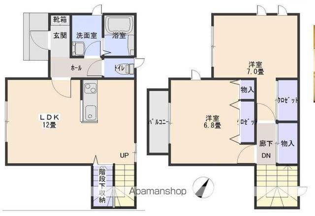 LUZ三鷹(2LDK)の間取り写真