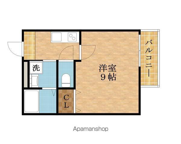 フジパレス千林3番館(1K/3階)の間取り写真