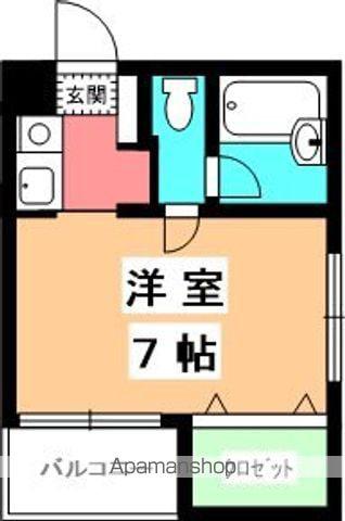 メゾンドムーア(1K/2階)の間取り写真