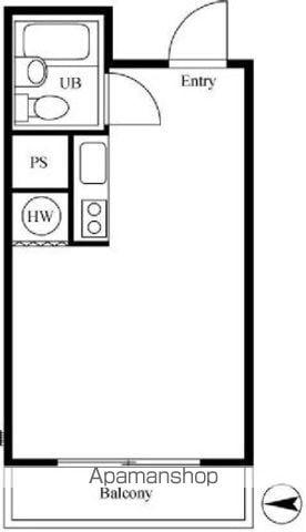 ラフィネ新宿(ワンルーム/5階)の間取り写真