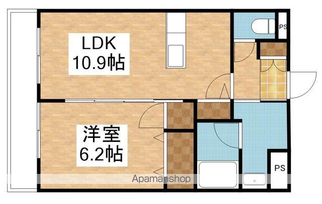 テルマ・オリゾン3(1LDK/2階)の間取り写真