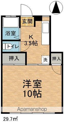 稼ぐ家姫エイト(1K/1階)の間取り写真