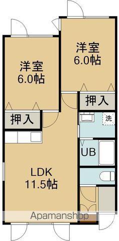 ヴィラ幸陽(2LDK/1階)の間取り写真