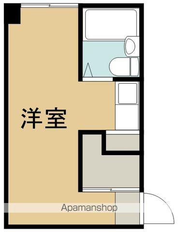 フォーシーズンマンションB棟(ワンルーム/4階)の間取り写真