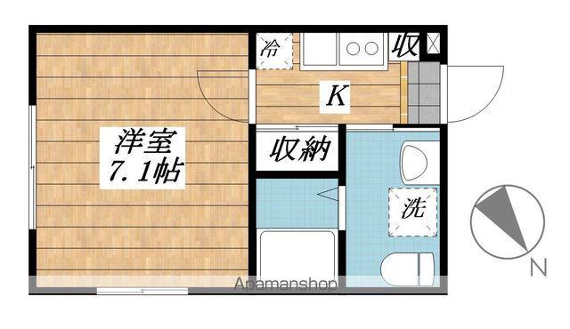 CHAINON津田沼(1K/1階)の間取り写真