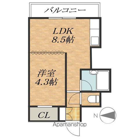 FIVESTAR(1LDK/3階)の間取り写真