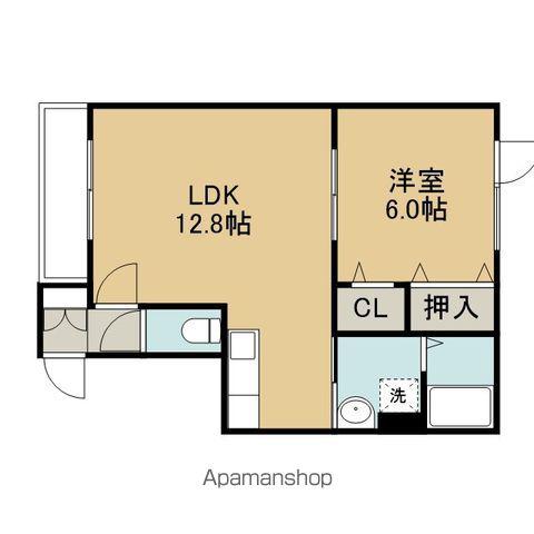 レインボーハウスMOCHAⅤ(1LDK/1階)の間取り写真