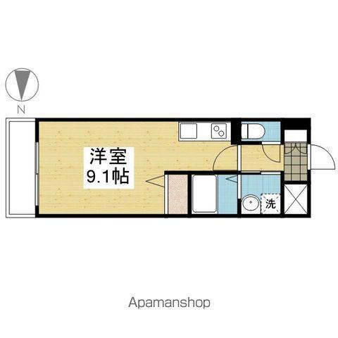 フォレスト・グランテラス(ワンルーム/5階)の間取り写真