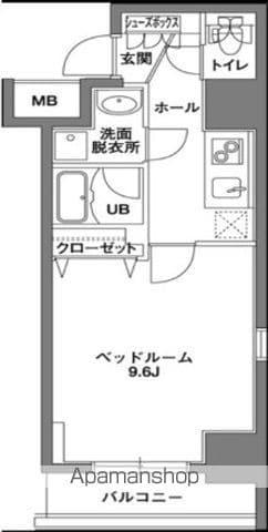 KDX岩本町レジデンス(1K/12階)の間取り写真