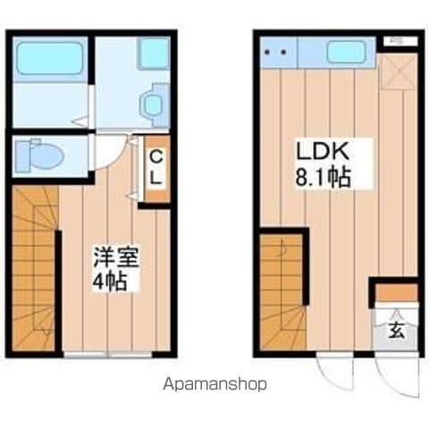 HAUOLI(1LDK/1階)の間取り写真