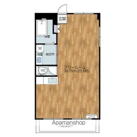 ラ・メゾンあさひ(ワンルーム/2階)の間取り写真