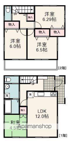 静岡鉄道静岡清水線 音羽町駅 徒歩7分 2階建 築15年(4LDK)の間取り写真