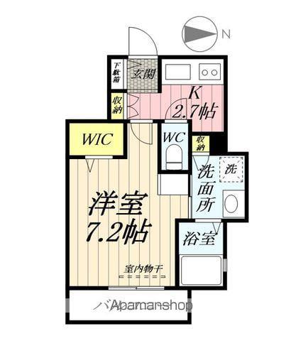 GKパーク三郷(1K/3階)の間取り写真