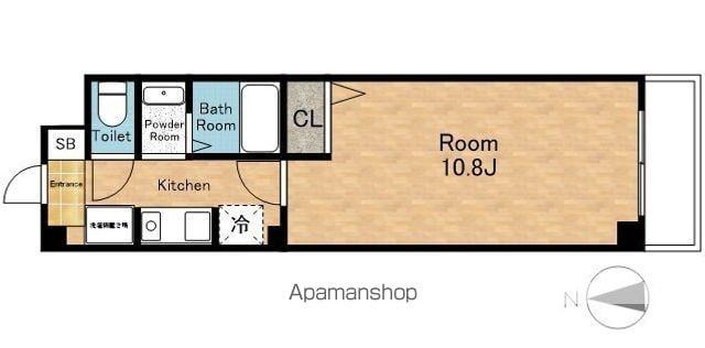 ハイツイデアル(1K/1階)の間取り写真