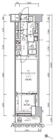 WEAVE BASE -ITABASHI HONCHO(1LDK/5階)の間取り写真
