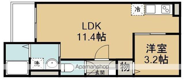 JACK MATOBAKIⅠ(1LDK/2階)の間取り写真