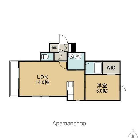 アリエッタ船見E(1LDK/3階)の間取り写真