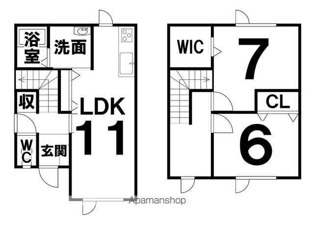 クレーネA(2LDK)の間取り写真
