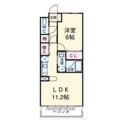 マ・メゾン清寿(1LDK/1階)の間取り写真